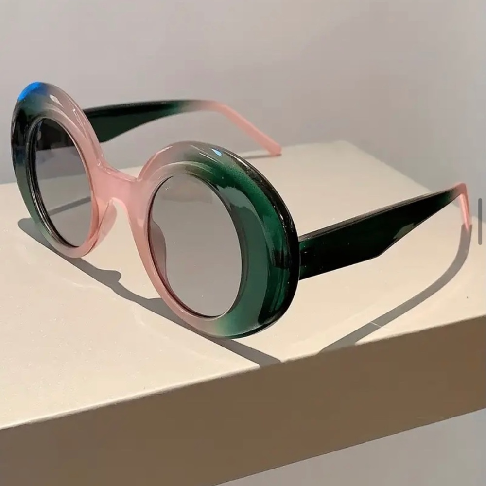 Pink and Green Sunglasses